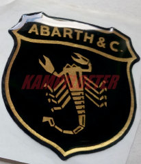 Abarth Emblem Aufkleber Doming